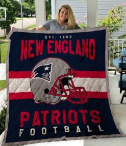 New England Patriots Quilt Blanket 04