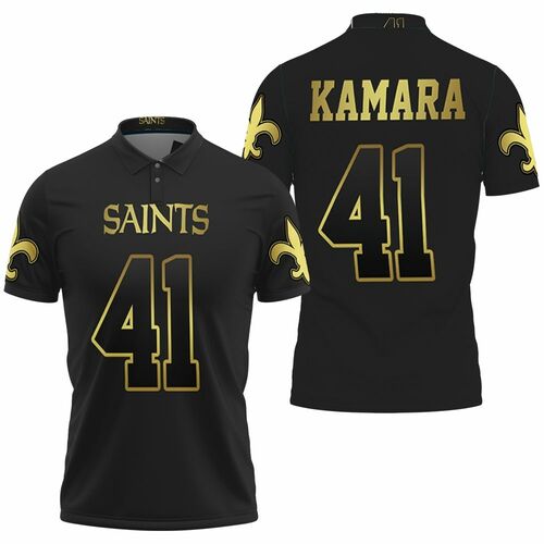 New Orleans Saints Alvin Kamara 41 Legend Polo Shirt - T-shirts Low Price