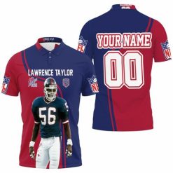 New York Giants Lawrence Taylor 56 Signature 3d Personalized Polo Shirt Model A32177 All Over Print Shirt 3d T-shirt