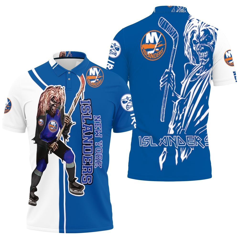New York Islanders And Zombie For Fans Polo Shirt All Over Print Shirt 3d T-shirt