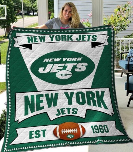 New York Jets Quilt Blanket 03