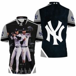 New York Yankees Aaron Judge All Rise And Giancarlo Stanton Jumping Polo Shirt Model A3698 All Over Print Shirt 3d T-shirt