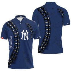 New York Yankees Baseball Sewing Pattern 3d Jersey Polo Shirt All Over Print Shirt 3d T-shirt