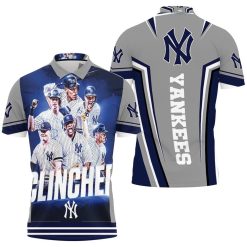 New York Yankees Players Clinched Polo Shirt All Over Print Shirt 3d T-shirt