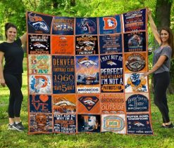 Nfl Denver Broncos Quilt Blanket