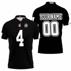 Nfl Fans Carr Number 4 Oakland Raiders 3d Personalized Polo Shirt Model A32215 All Over Print Shirt 3d T-shirt