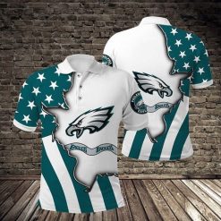 Nfl Philadelphia Eagles For Football Fan All Print 3d Polo T-shirt All Over Print Shirt 3d T-shirt