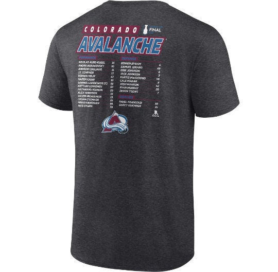 Nhl 2022 Conference Champions Colorado Avalanche Roster Unisex T-Shirt