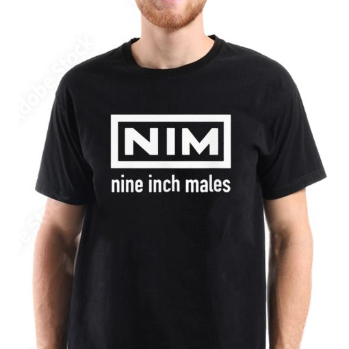 Nim Nine Inch Males White Art Unisex T-Shirt