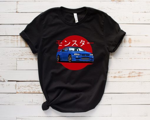 Nissan Skyline R34 Vintage Unisex T-Shirt