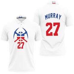 Nuggets Jamal Murray 2020-21 Earned Edition White Jersey Inspired Polo Shirt Model A4036 All Over Print Shirt 3d T-shirt