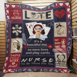 Nurse Life I’ll Be There For You Quilt Blanket Great Customized Gifts For Perfect Gift For Nurse