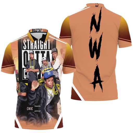 N.w.a Members Straight Outta Compton Polo Shirt  All Over Print Shirt 3d T-shirt