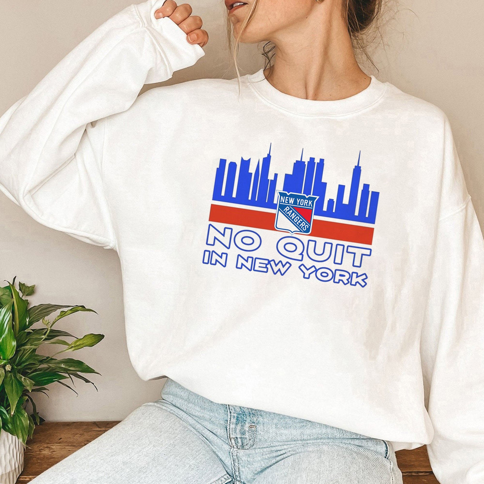 Official New york rangers no quit in new york shirt, hoodie