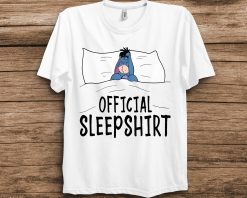 Official Sleep Shirt Eeyore Winnie The Pooh Disney Unisex T-Shirt