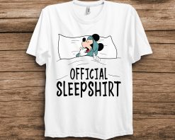 Official Sleeping Disney Mickey Mouse Unisex T-Shirt