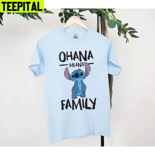 Ohana Means Family Stitch Unisex T-Shirt