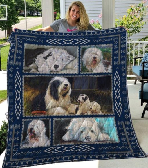 Old English Sheepdog 2 Quilt On Sale!