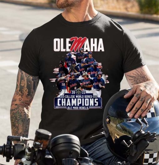 Ole Miss National Championships Rebels 2022 College World Series Champions Unisex T-Shirt