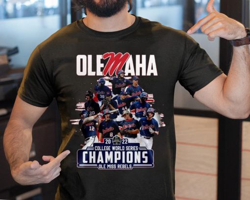 Ole Miss National Championships Rebels 2022 College World Series Champions Unisex T-Shirt