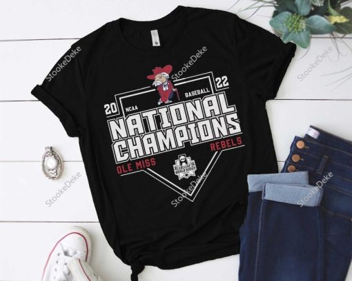 Ole Miss Rebels Baseball National Championships 2022 Unisex T-Shirt