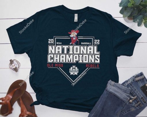 Ole Miss Rebels Baseball National Championships 2022 Unisex T-Shirt