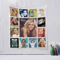 Olivia Newton-John Quilt Blanket