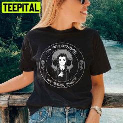 Ons Wednesday We Wear Black Wednesday Addams Unisex T-Shirt