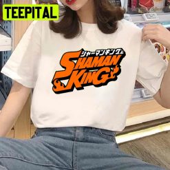 Orange Logo Black Shaman King Unisex T-Shirt