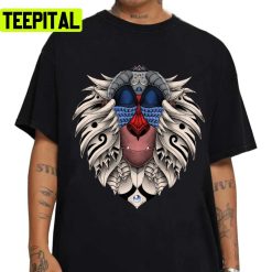 Ornate Rafiki Vol 2 Colored Simba The Lion King Unisex T-Shirt