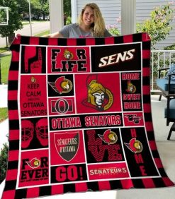 Ottawa Senators Quilt Blanket 01