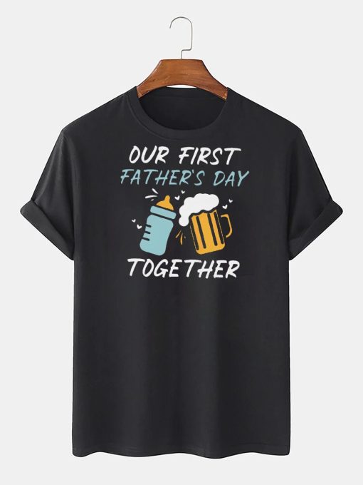 Our First Father’s Day Together Unisex T-Shirt