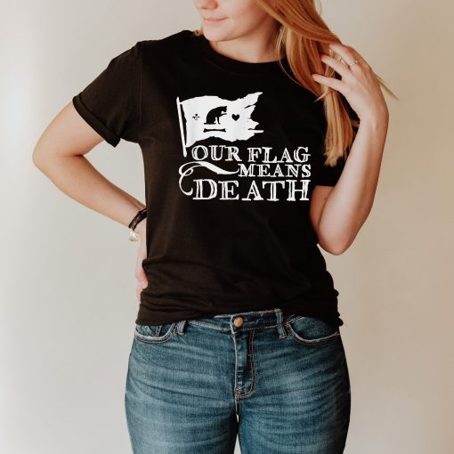 Our Flag Means Death Cat Crewneck Cat Lover Unisex T-Shirt