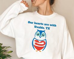 Our Hearts Are With Uvalde Texas Pray For Uvalde Texas School Shooting Unisex T-Shirt