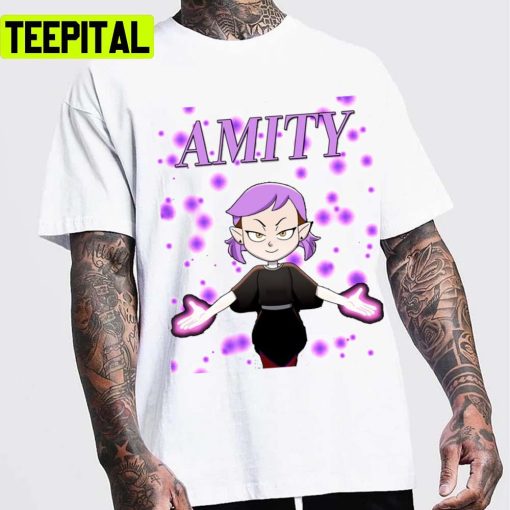 Owl House Season 2 Amity Purple Hair Unisex T-Shirt