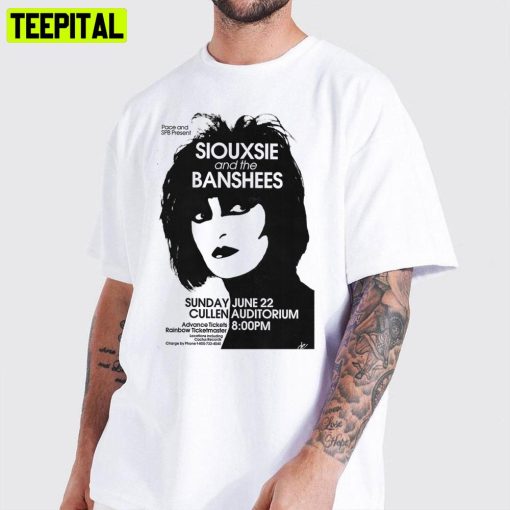 Pace And Spb Present Siouxsie And The Banshees Band Unisex T-Shirt