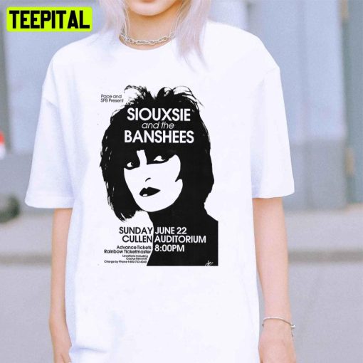 Pace And Spb Present Siouxsie And The Banshees Band Unisex T-Shirt