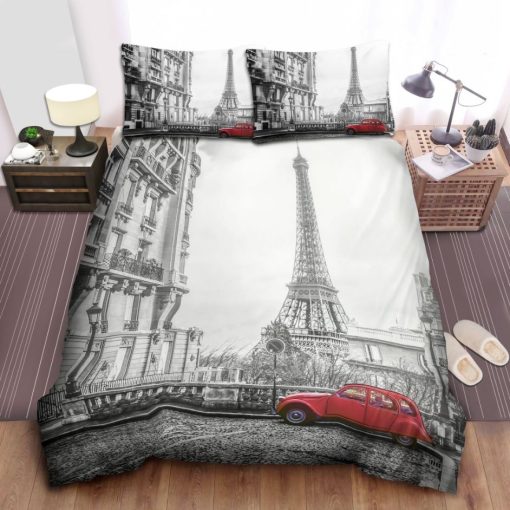 Paris City Eiffel Tower Bedding Set