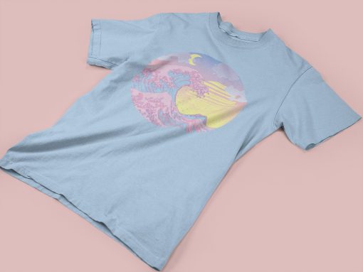 Pastel Goth Japanese Wave Art Unisex T-Shirt