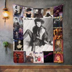 Pat Benatar Album Covers Quilt Blanket