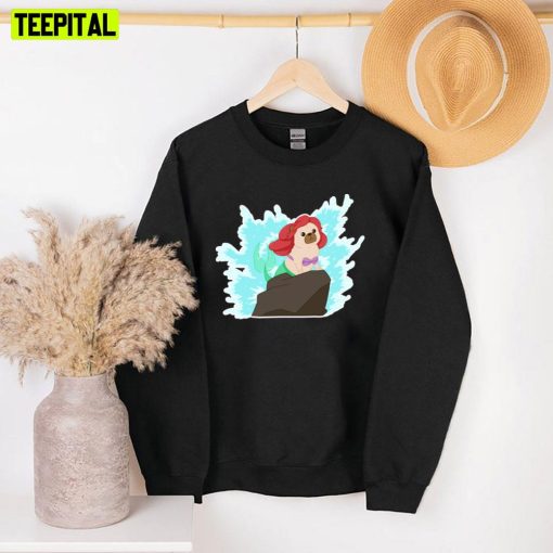 Paw The Little Mer-Pug Unisex Sweatshirt