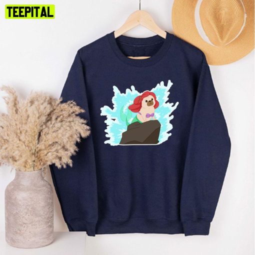 Paw The Little Mer-Pug Unisex Sweatshirt