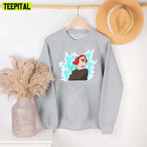 Paw The Little Mer-Pug Unisex Sweatshirt