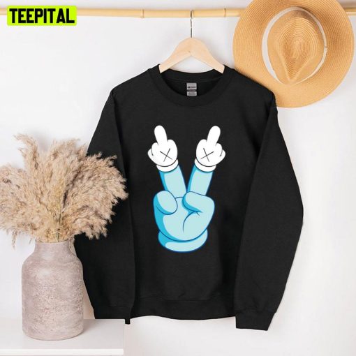 Peace Out Mickey Hand Unisex Sweatshirt