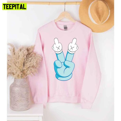 Peace Out Mickey Hand Unisex Sweatshirt