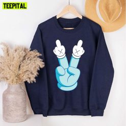 Peace Out Mickey Hand Unisex Sweatshirt