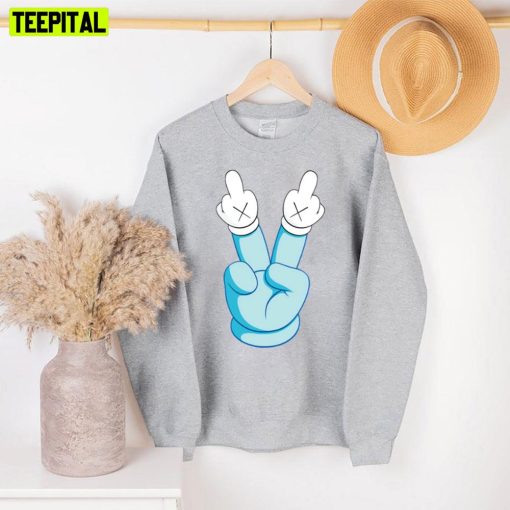 Peace Out Mickey Hand Unisex Sweatshirt