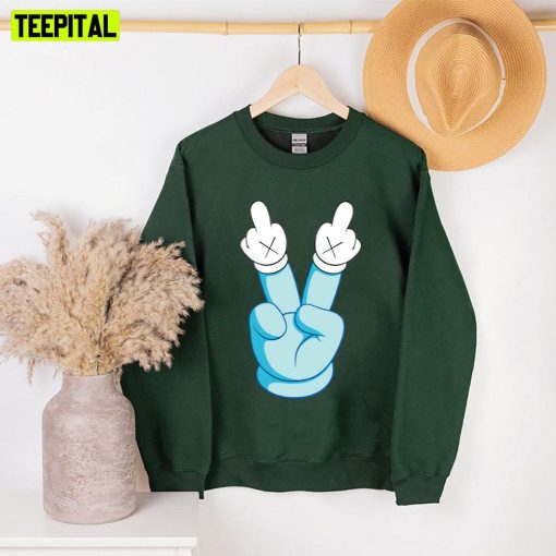 Peace Out Mickey Hand Unisex Sweatshirt