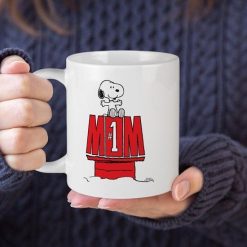 Peanuts Snoopy Mom Number One Premium Sublime Ceramic Coffee Mug White