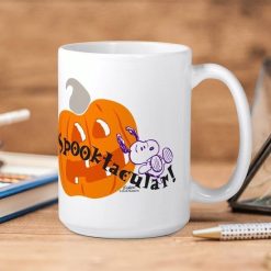 Peanuts Snoopy Spooktacular Hallween Premium Sublime Ceramic Coffee Mug White